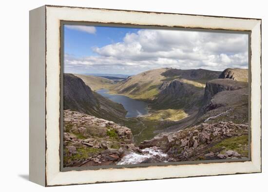 Upland Stream Flowing into Loch Avon, Glen Avon, Cairngorms Np, Highlands, Scotland, UK-Mark Hamblin-Framed Premier Image Canvas