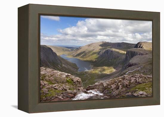 Upland Stream Flowing into Loch Avon, Glen Avon, Cairngorms Np, Highlands, Scotland, UK-Mark Hamblin-Framed Premier Image Canvas