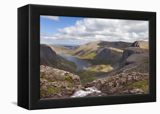 Upland Stream Flowing into Loch Avon, Glen Avon, Cairngorms Np, Highlands, Scotland, UK-Mark Hamblin-Framed Premier Image Canvas