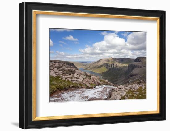 Upland Stream Flowing into Loch Avon, Glen Avon, Cairngorms Np, Highlands, Scotland, UK-Mark Hamblin-Framed Photographic Print