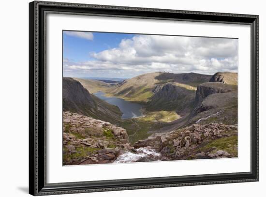 Upland Stream Flowing into Loch Avon, Glen Avon, Cairngorms Np, Highlands, Scotland, UK-Mark Hamblin-Framed Photographic Print