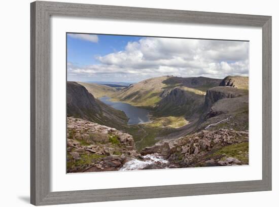 Upland Stream Flowing into Loch Avon, Glen Avon, Cairngorms Np, Highlands, Scotland, UK-Mark Hamblin-Framed Photographic Print