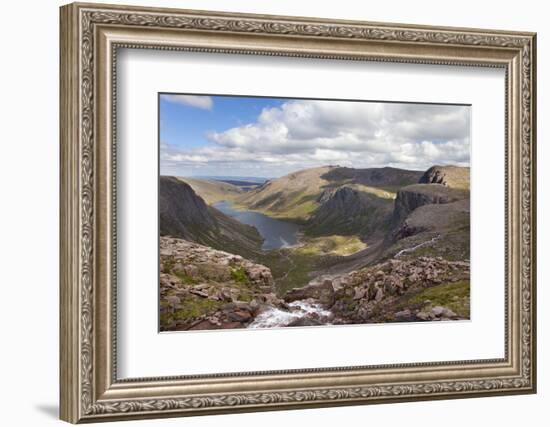 Upland Stream Flowing into Loch Avon, Glen Avon, Cairngorms Np, Highlands, Scotland, UK-Mark Hamblin-Framed Photographic Print