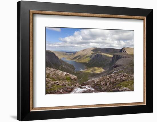 Upland Stream Flowing into Loch Avon, Glen Avon, Cairngorms Np, Highlands, Scotland, UK-Mark Hamblin-Framed Photographic Print