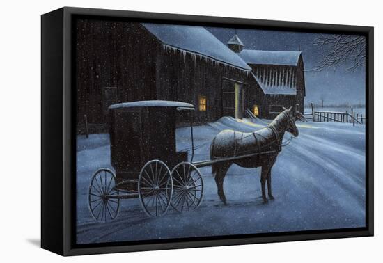 Upon a Winter Night-John Morrow-Framed Premier Image Canvas