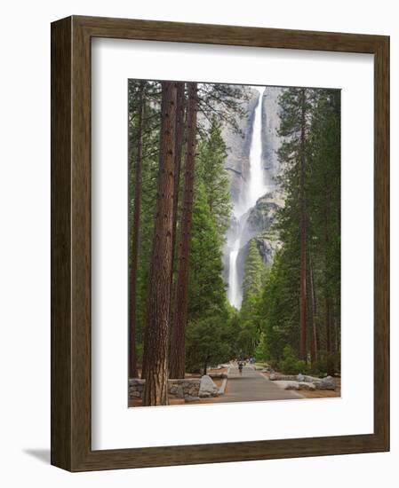 Upper and Lower Yosemite Falls. Yosemite National Park, CA-Jamie & Judy Wild-Framed Photographic Print