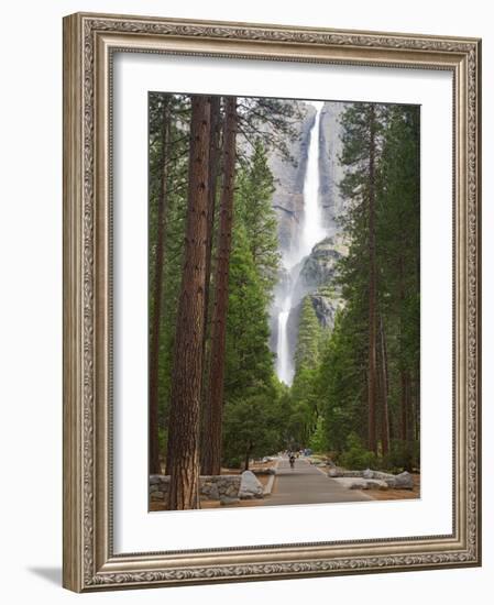 Upper and Lower Yosemite Falls. Yosemite National Park, CA-Jamie & Judy Wild-Framed Photographic Print