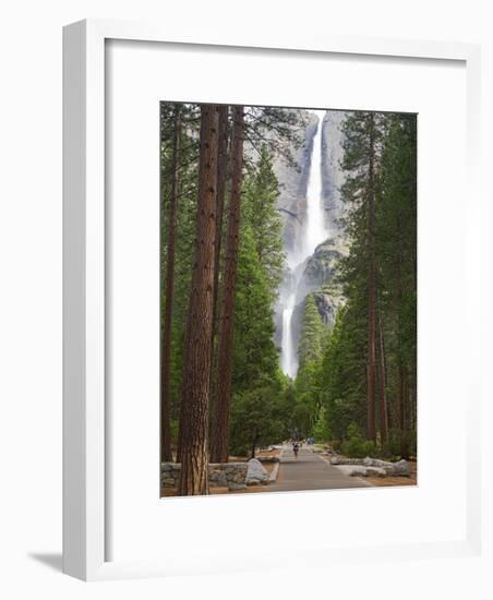 Upper and Lower Yosemite Falls. Yosemite National Park, CA-Jamie & Judy Wild-Framed Photographic Print