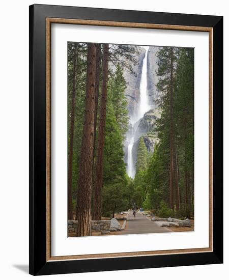 Upper and Lower Yosemite Falls. Yosemite National Park, CA-Jamie & Judy Wild-Framed Photographic Print