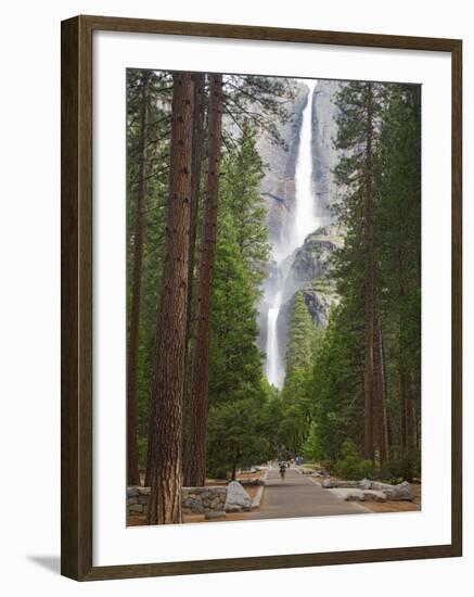 Upper and Lower Yosemite Falls. Yosemite National Park, CA-Jamie & Judy Wild-Framed Photographic Print