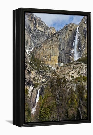 Upper and Lower Yosemite Falls-Doug Meek-Framed Premier Image Canvas