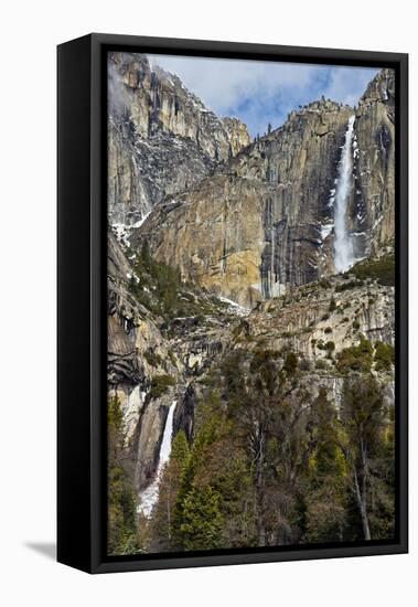 Upper and Lower Yosemite Falls-Doug Meek-Framed Premier Image Canvas