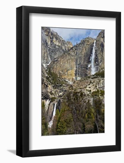 Upper and Lower Yosemite Falls-Doug Meek-Framed Photographic Print