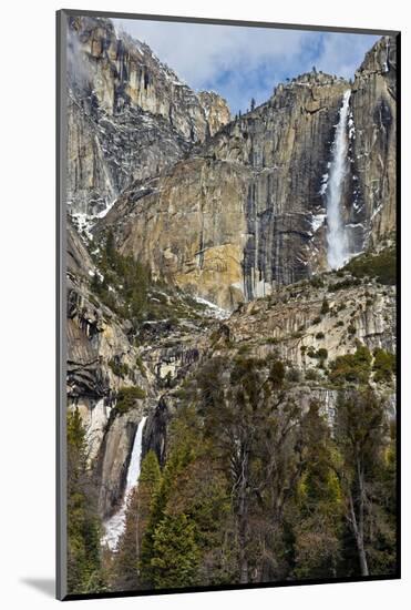 Upper and Lower Yosemite Falls-Doug Meek-Mounted Photographic Print