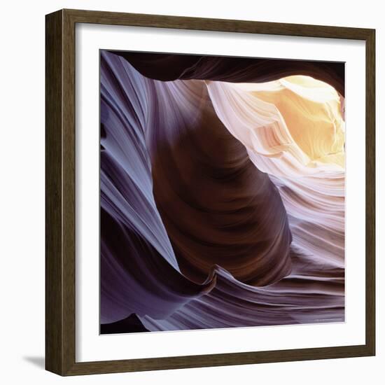 Upper Antelope, a Slot Canyon, Arizona, United States of America (U.S.A.), North America-Tony Gervis-Framed Photographic Print