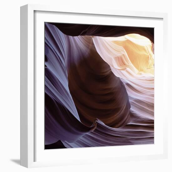 Upper Antelope, a Slot Canyon, Arizona, United States of America (U.S.A.), North America-Tony Gervis-Framed Photographic Print