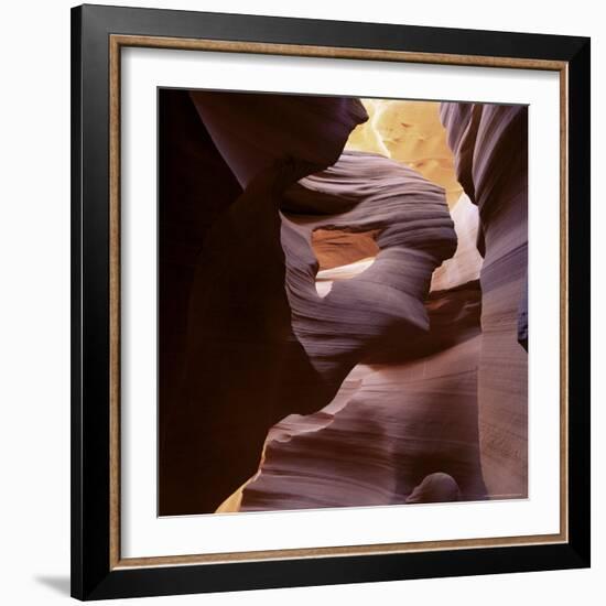 Upper Antelope, a Slot Canyon, Arizona, United States of America (U.S.A.), North America-Tony Gervis-Framed Photographic Print