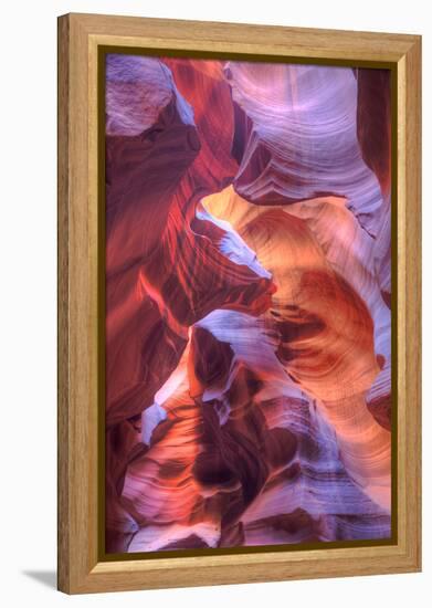 Upper Antelope Canyon Abstract Design, Arizona-Vincent James-Framed Premier Image Canvas