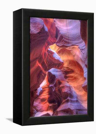 Upper Antelope Canyon Abstract Design, Arizona-Vincent James-Framed Premier Image Canvas