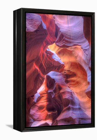 Upper Antelope Canyon Abstract Design, Arizona-Vincent James-Framed Premier Image Canvas