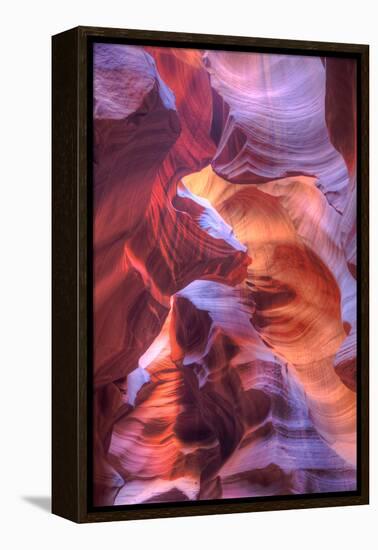 Upper Antelope Canyon Abstract Design, Arizona-Vincent James-Framed Premier Image Canvas