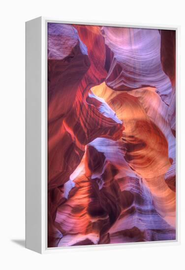 Upper Antelope Canyon Abstract Design, Arizona-Vincent James-Framed Premier Image Canvas