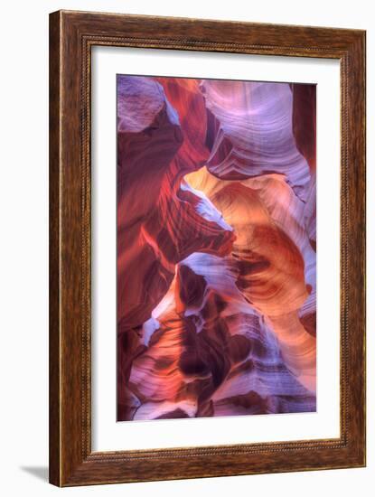 Upper Antelope Canyon Abstract Design, Arizona-Vincent James-Framed Photographic Print