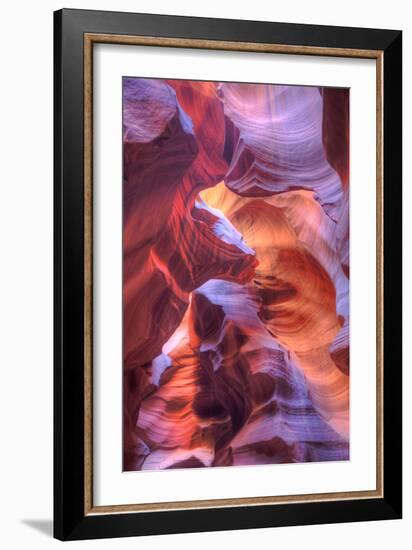 Upper Antelope Canyon Abstract Design, Arizona-Vincent James-Framed Photographic Print