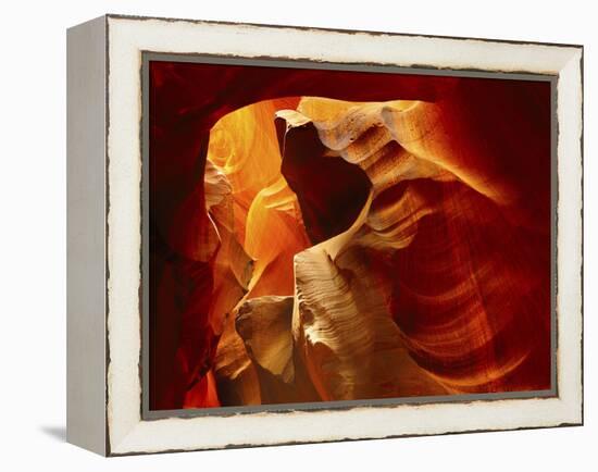 Upper Antelope Canyon, Page, Arizona, USA-Michel Hersen-Framed Premier Image Canvas