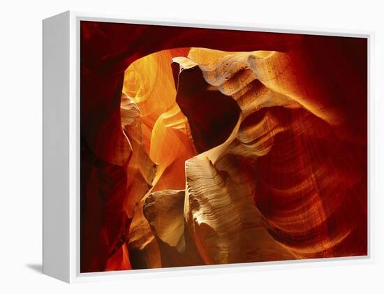 Upper Antelope Canyon, Page, Arizona, USA-Michel Hersen-Framed Premier Image Canvas