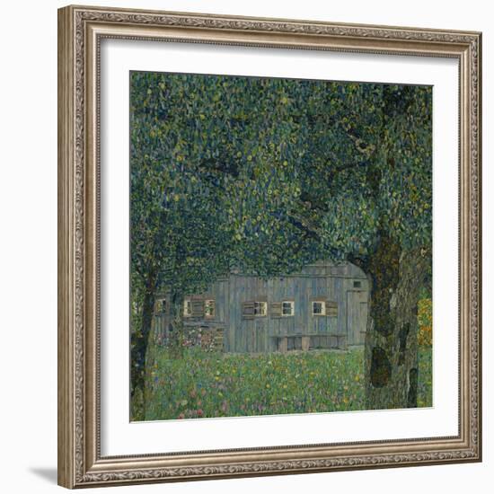 Upper Austrian Farmhouse, 1914-Gustav Klimt-Framed Giclee Print