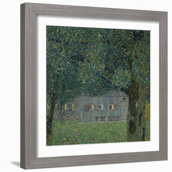 Upper Austrian Farmhouse, 1914-Gustav Klimt-Framed Giclee Print