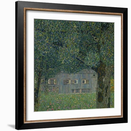 Upper Austrian Farmhouse, 1914-Gustav Klimt-Framed Giclee Print