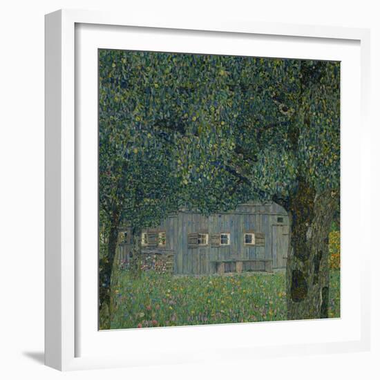 Upper Austrian Farmhouse, 1914-Gustav Klimt-Framed Giclee Print