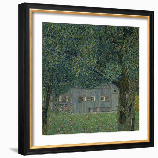 Upper Austrian Farmhouse, 1914-Gustav Klimt-Framed Giclee Print