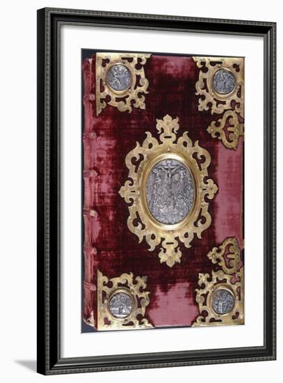 Upper Cover of a German Bible-null-Framed Giclee Print
