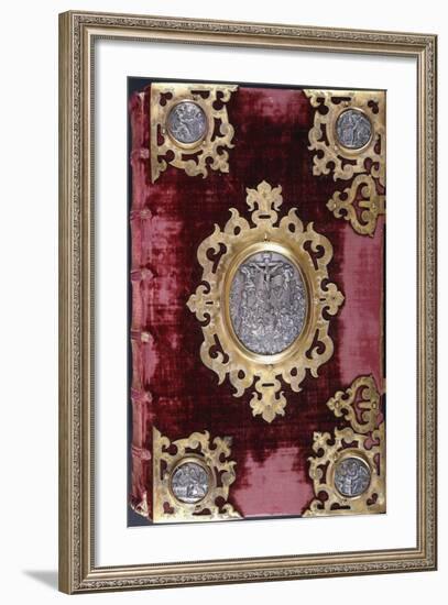 Upper Cover of a German Bible-null-Framed Giclee Print