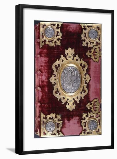 Upper Cover of a German Bible-null-Framed Giclee Print