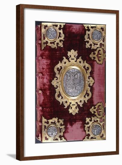 Upper Cover of a German Bible-null-Framed Giclee Print