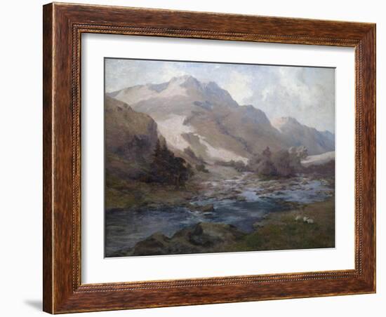 Upper Eskdale, C.1918-Richard Hesketh-Framed Giclee Print