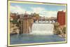 Upper Falls, Genesee River, Rochester, New York-null-Mounted Art Print