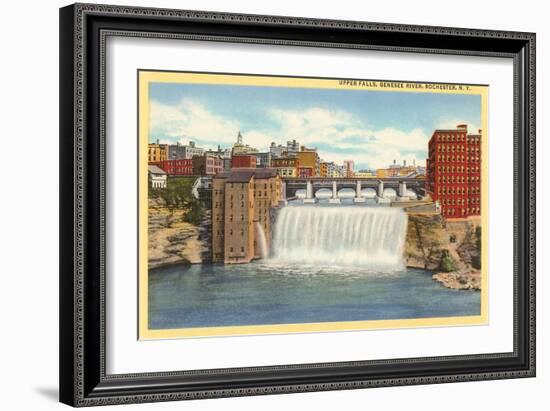 Upper Falls, Genesee River, Rochester, New York-null-Framed Art Print