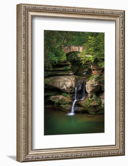 Upper Falls Old Mans Cave-Alan Majchrowicz-Framed Photographic Print