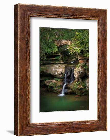 Upper Falls Old Mans Cave-Alan Majchrowicz-Framed Photographic Print