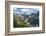 Upper Fisher Creek basin. Fisher Peak, Black Peak and Mount Arriva are in the distance, Washington-Alan Majchrowicz-Framed Photographic Print