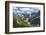 Upper Fisher Creek basin. Fisher Peak, Black Peak and Mount Arriva are in the distance, Washington-Alan Majchrowicz-Framed Photographic Print