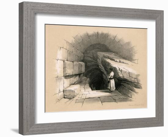 Upper Fountain of Siloam, 1855-David Roberts-Framed Giclee Print