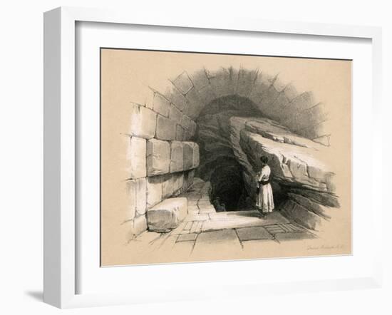 Upper Fountain of Siloam, 1855-David Roberts-Framed Giclee Print