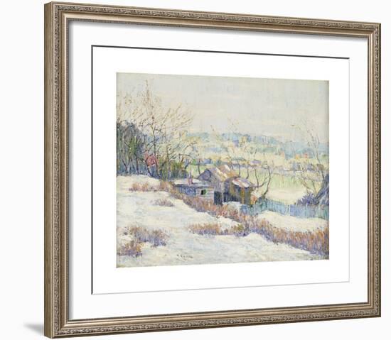 Upper Harlem River-Ernest Lawson-Framed Premium Giclee Print