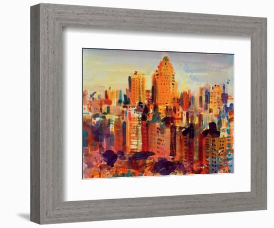 Upper Manhattan, 2000-Peter Graham-Framed Giclee Print